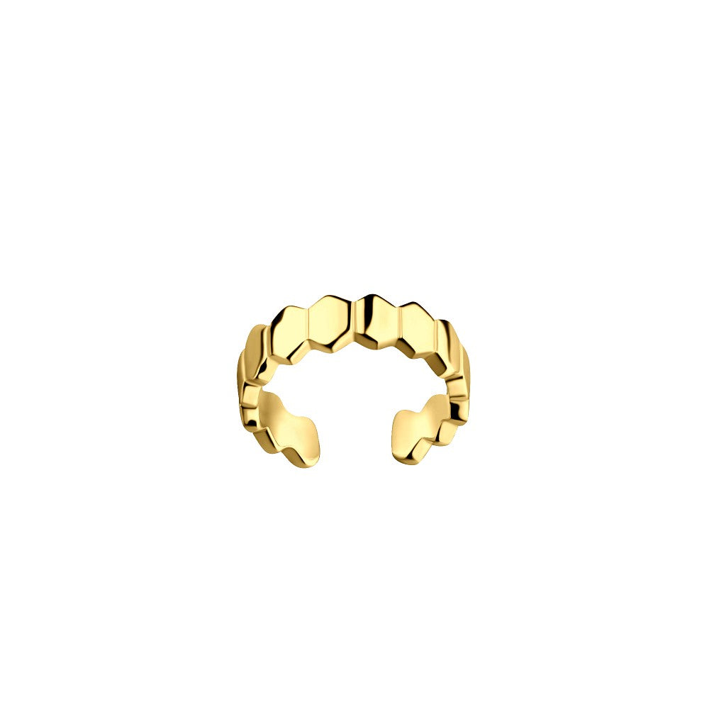 Sterling Silver Patterned Ear Cuff